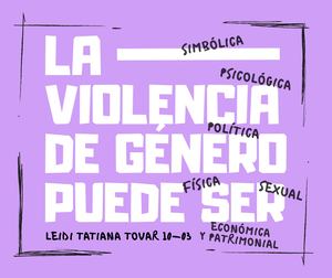 Publicación De Facebook Lavanda Y Blanca Tipográfica Sobre La Violencia De Género