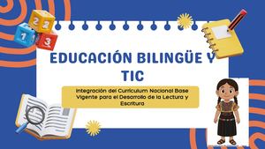 Integración Cnb Y Tic En Lectoescritura Bilingüe Preprimaria
