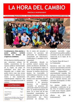 Abril De 2026 Periodico La Hora Del Cambio