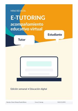 Mini Revista E Tutoring