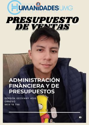 Presupuesto De Ventas