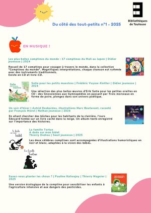Du Coté Des Tout Petits N°1 2025