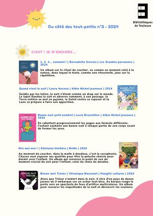 Du Coté Des Tout Petits N°2 2024