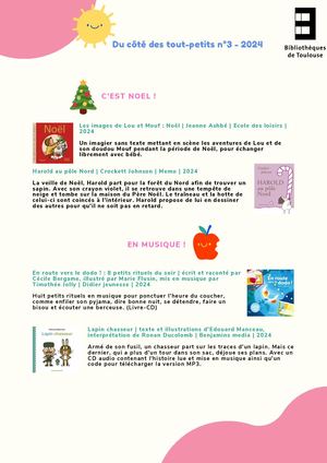 Du Coté Des Tout Petits N°3 2024