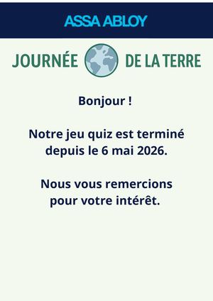 Journée De La Terre Quiz