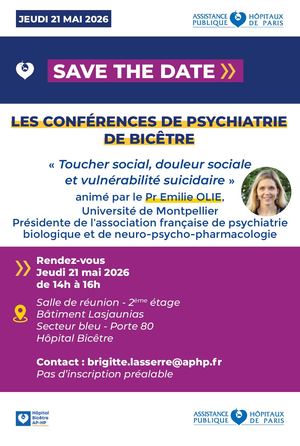 2026 05 06 Conference Psychiatrie 21 Mai 2026 Hôpital Bicêtre