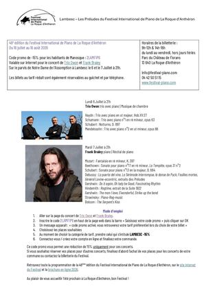 2026 Lambesc Les Préludes Du Festival International De La Roque D'anthéron