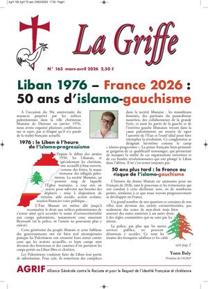 LA GRIFFE 163 Avril 2026
