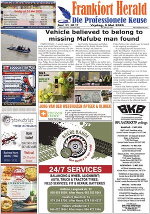 Frankfort Herald 8 Mei 2026