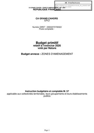 Bp 2026 Budget Zones Amenagement