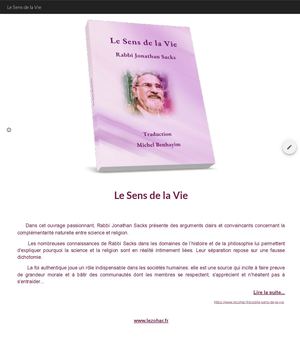 Le Sens De La Vie - Rabbi Jonathan Sacks
