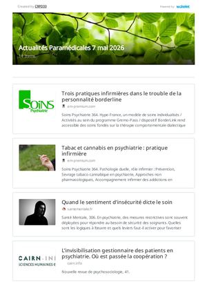Actualités Paramédicales 7 Mai 2026
