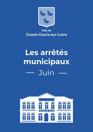 Juin Arrêtés Municipaux
