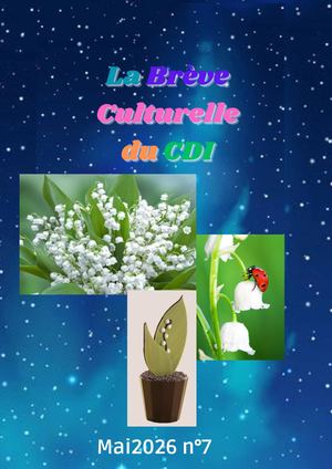 La Brève Culturelle N°7 Mai 2026