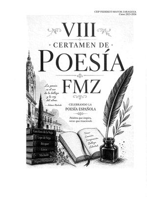 DOSSIER VIII CERTAMEN DE POESÍA