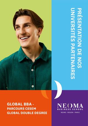Livret partenaires doubles diplômes GBBA