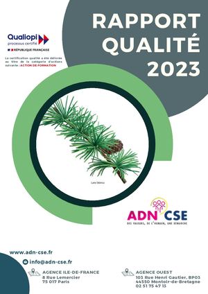 Bilan 2023 Qualite ADN CSE