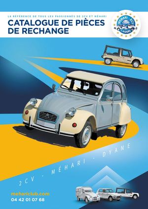 Catalogue Méhari Club Cassis 2026