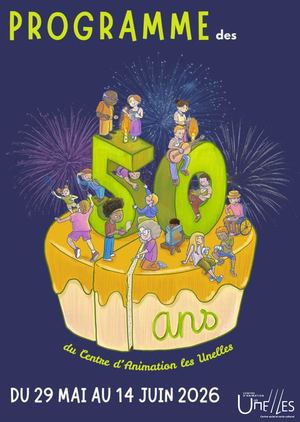 Programme 50 Ans Centre D'animation Les Unelles Inoe