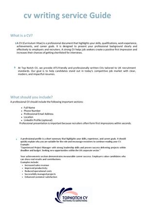 Why You Need a Professional CV Writing Service in London