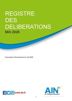 Registre Des Deliberations Cp 05 2026