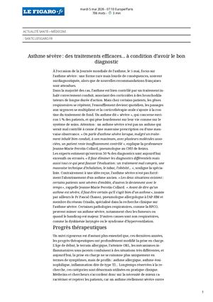 Sante Lefigaro Fr Asthme Sévère _ Des Traitements Efficaces... à Condition D’avoir Le Bon Diagnostic 05052026