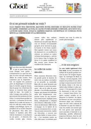 Docteur GOOD Et Si On Prenait Soinde Sa Voix _-07052026