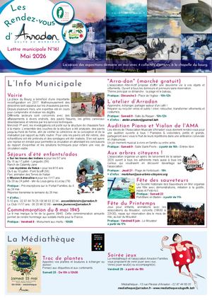 Les Rendez-Vous d'Arradon N°161 Mai 2026