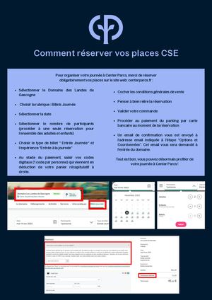 PAS A PAS CENTER PARKS