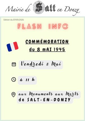 Flash Info Du 07052026