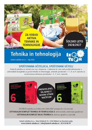 Tehnika in tehnologija 2026/2027