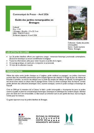Cp Jardins Remarquables En Bretagne