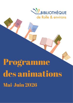 Programme Des Animations Mai-Juin