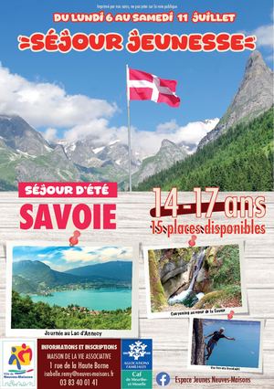 Plaquette Séjour Savoie
