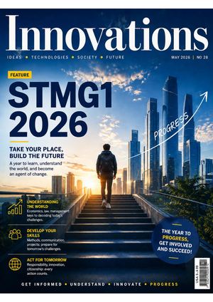 Magazine STMG1 2026 Innovations lycée jean pierre vernant Pins Justaret classe m moreau