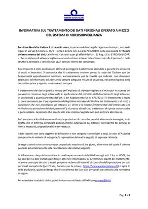 Fni Informativa Videosorveglianza