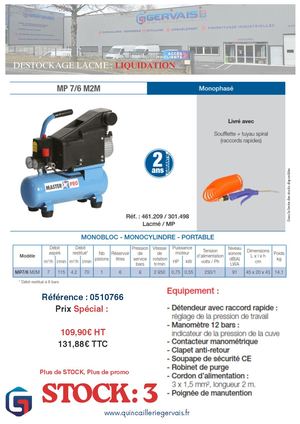 GERVAIS Destockage Lacme
