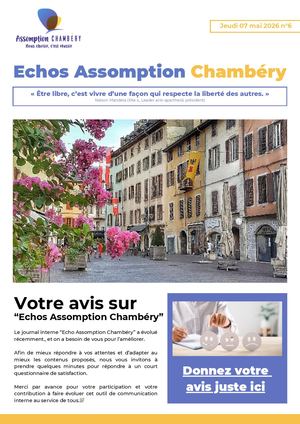 Echos Assomption Chambéry N°6