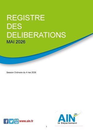 Registre Des Deliberations Ad 052026