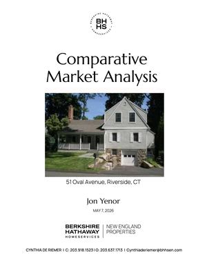 51 Oval Avenue, Riverside, Ct Comparative Market Analysis