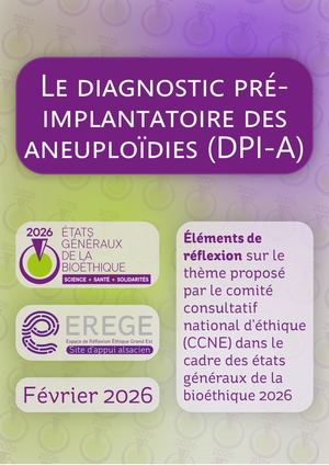 Éléments de réflexion - Diagnostic Préimplantatoire Des Aneuploïdies