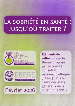 La Éléments de réflexion - Sobriété En Santé