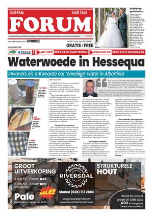 Suid Kaap Forum 8 May