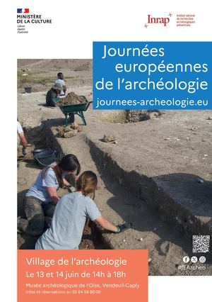 Flyer des Journées européennes de l'archéologie 2026