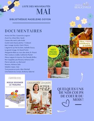 Nouveautés Du Mois De Mai