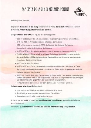 Festa De La Zer