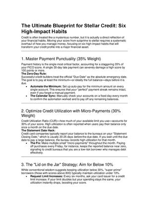 The Ultimate Blueprint For Stellar Credit