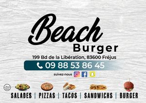 Depliant beach
