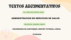 Textos Argumentativos