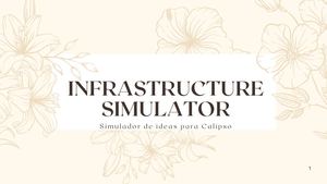 Infraestructura Creativa simulador de ideas para Calipso